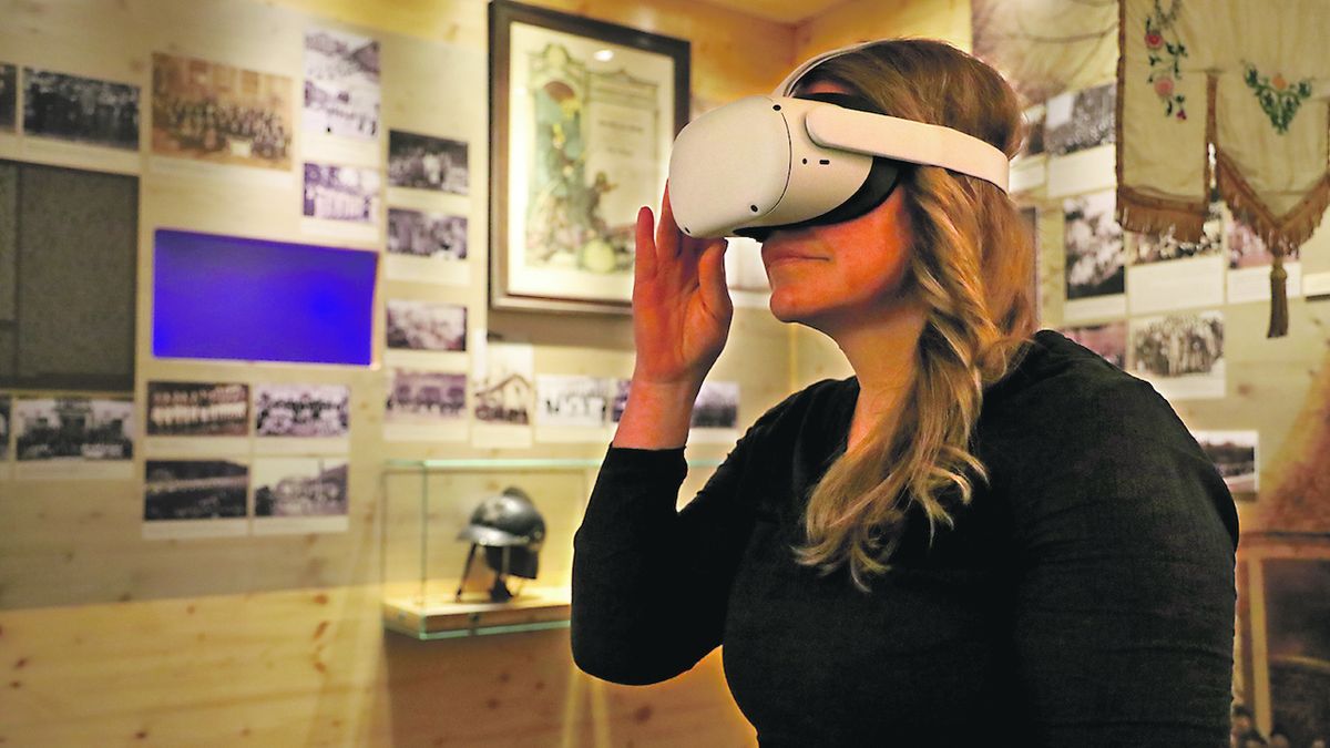 Virtuální realitu budou moci návštěvníci objevovat prostřednictvím speciálních brýlí. 