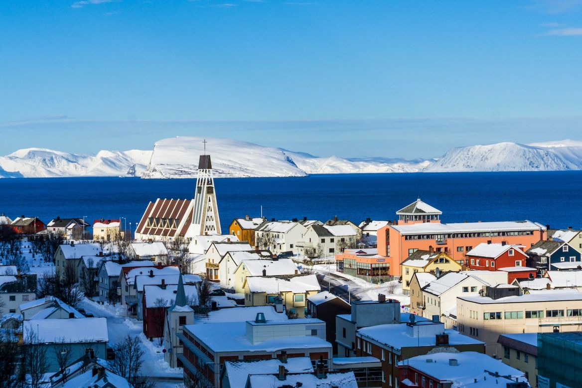 Hammerfest je nejseverněji položeným městem nad deset tisíc obyvatel na světě.