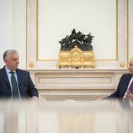 Viktor Orbán a Vladimir Putin v Moskvě