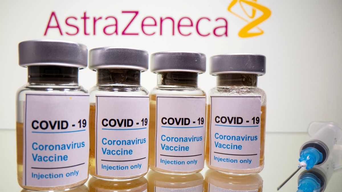 Vakcína společnosti AstraZeneca. 