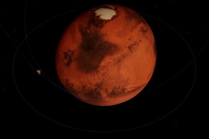 BEZ KOMENTÁŘE: Sonda Naděje u Marsu
