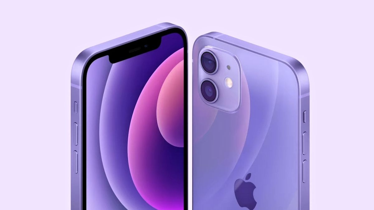 Nový iPhone 12 ve fialové barvě