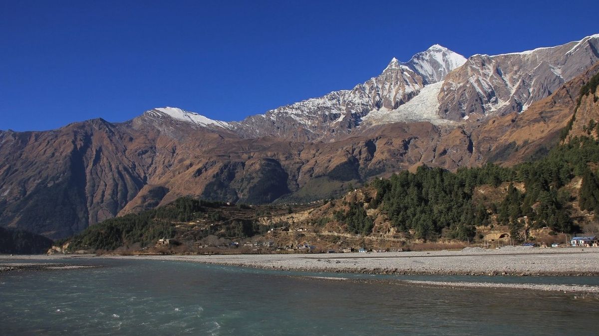 Oblast u masivu Annapurna ve středním Nepálu.