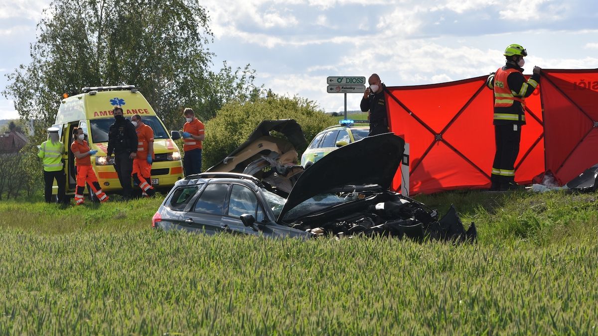Nehodu u Nýřan nepřežil řidič osobního vozu