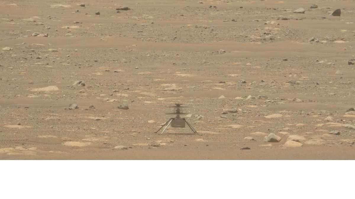 NASA zveřejnila zvukový záznam vrtulníčku na Marsu