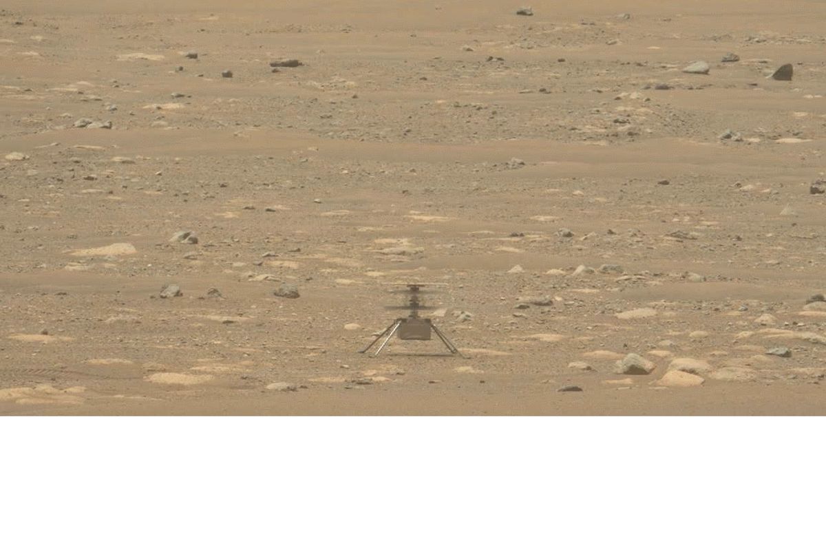 Vrtulníček Ingenuity na Marsu