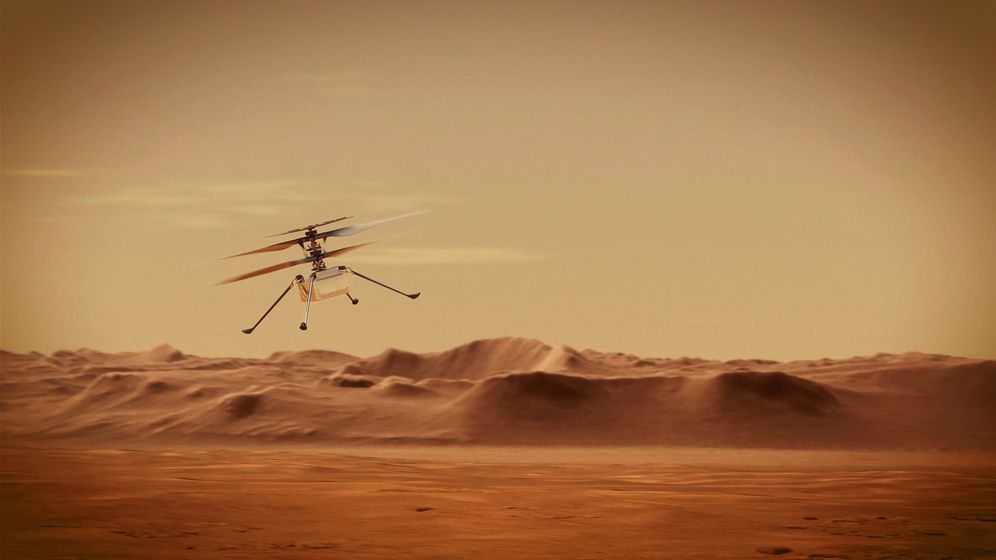 Vrtulníček Ingenuity se při 12. letu na Marsu překonal