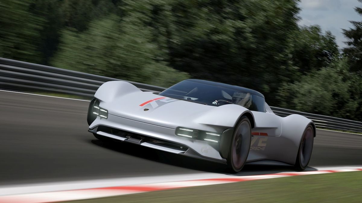 Die Zukunft des Elektro-Sportwagens von Porsche?  Das Vision GT-Konzept soll eine größere Reichweite haben