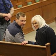 Petr Kramný s advokátkou Janou Rejžkovou, která stále nepochybuje o tom, že nevraždil.