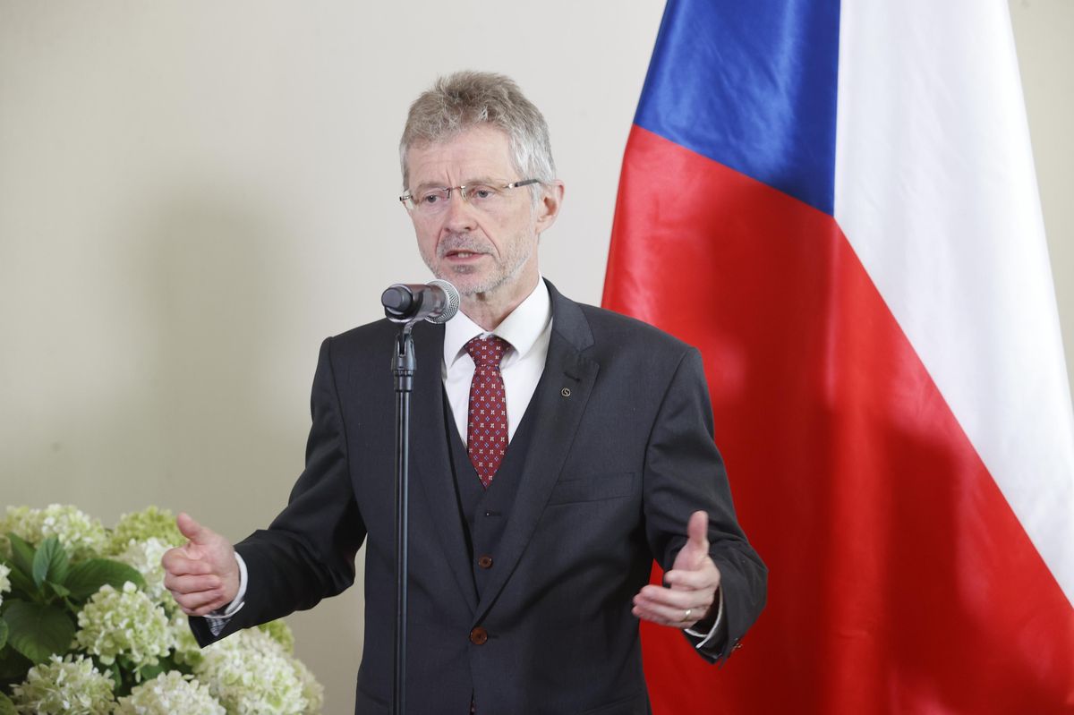 Tisková konference předsedy Senátu Vystrčila o letu na Tchaj-wan