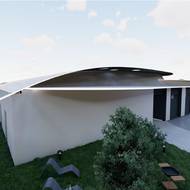 Pohled z nadhledu na sídlo letecké záchranky