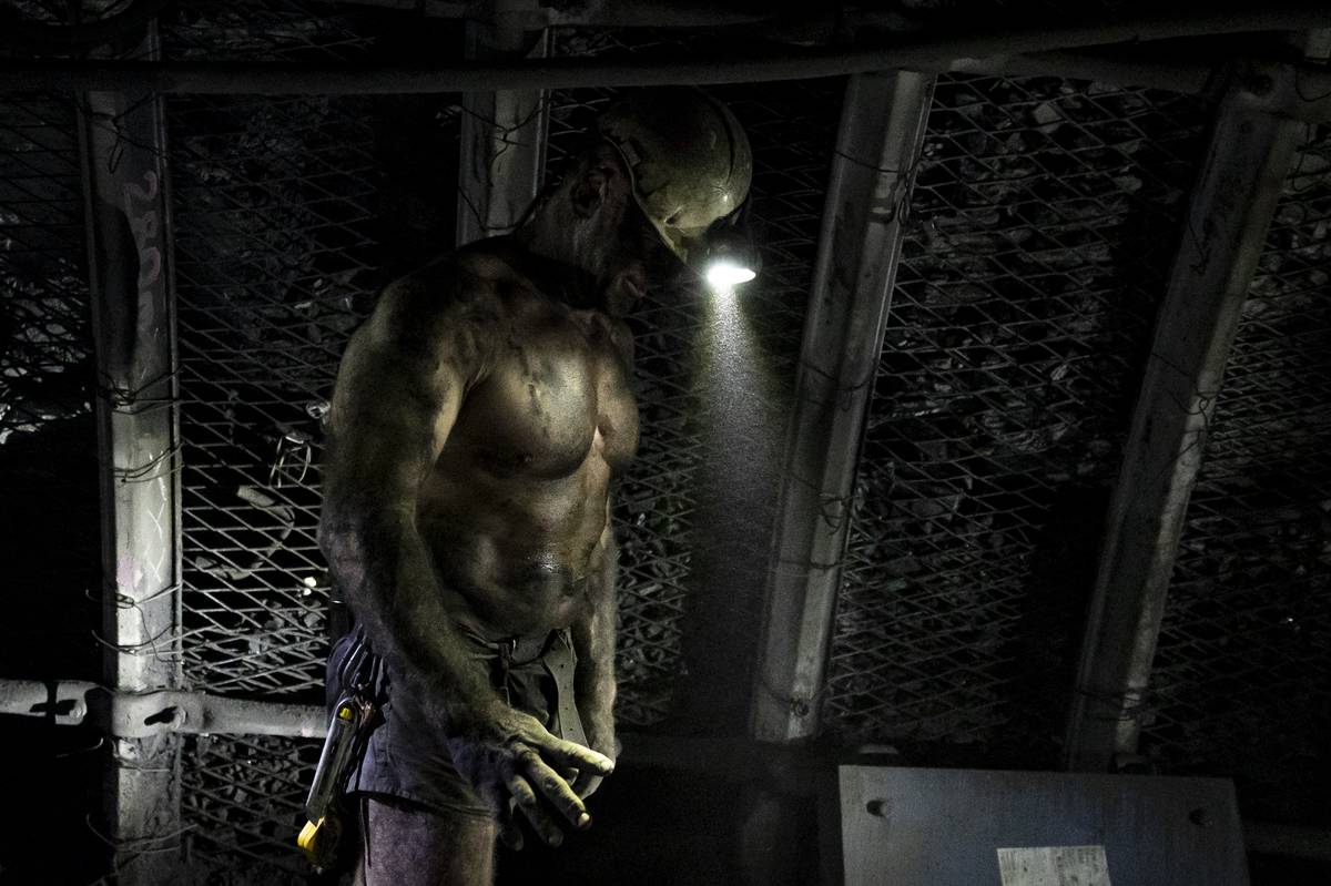 Těžba černého uhlí v dole ČSM na snímku z 14. října 2024. Výstavba dolu byla zahájena na podzim roku 1958.