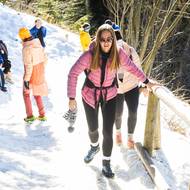 Poslední stoupání na Lysou horu.