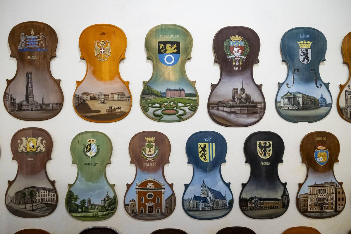 Housle s městy, kde zanechal W. A. Mozart svou stopu.