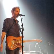 Frontman kapely Květy Martin Kyšperský v pražském Paláci Akropolis