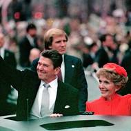 Inaugurační průvod na počest prezidenta Ronalda Reagana, 20. 01. 1981