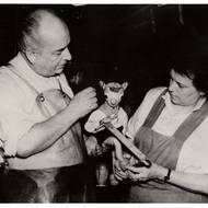 Josef Skupa s manželkou Jiřinou 