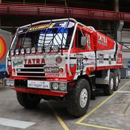 Dakarský závodní speciál Tatra 815 VE 6×6 „Ostrý“ II č. 635. 