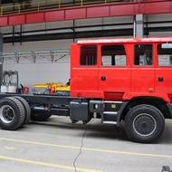 Až dostane vůz Tatra 815-2 Terra speciální nástavbu, bude sloužit dobrovolným hasičům z Klatov. 