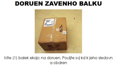 „Vaše zásilka nemá číslo domu.“ Jak vypadají nejnovější podvodné doručovací zprávy