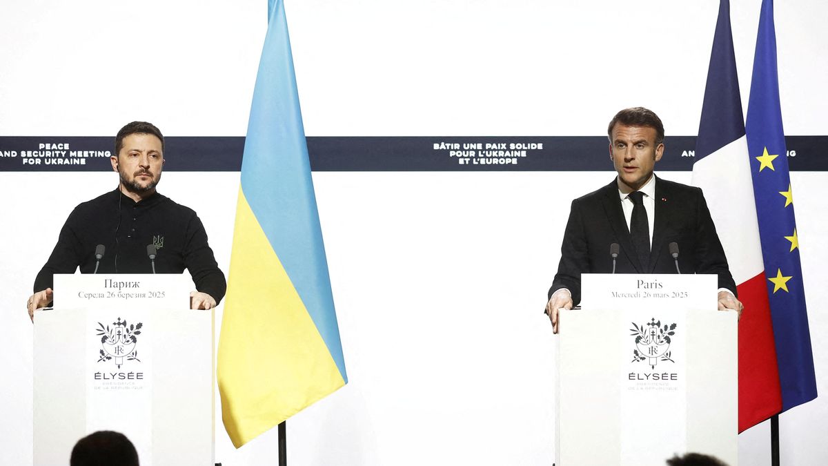 Macron: Pokud by Rusko zaútočilo, evropské mírové jednotky by mohly odpovědět