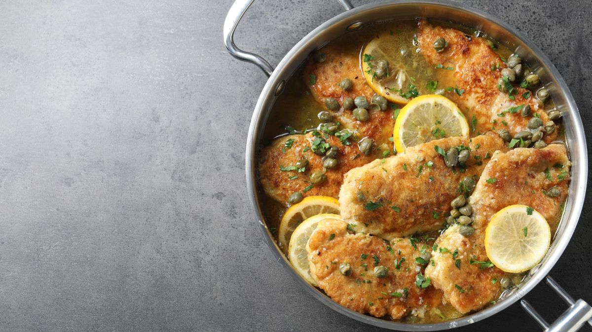 Recept na svěží italskou piccatu z kuřecích prsou