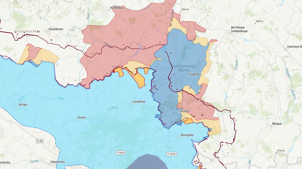 Rusové prolomili ukrajinskou linii jižně od Sudži v Kurské oblasti