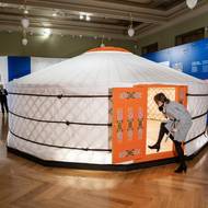 Vidět můžete také jurtu.