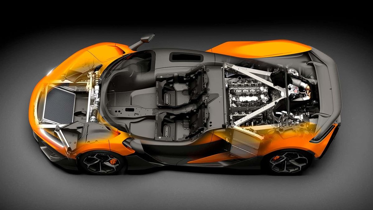 McLaren W1 může jet na dva různé stupně zároveň. Automobilka vysvětluje nevšední pohon