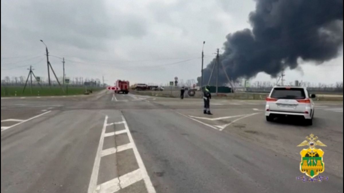 Ruský ropný sklad dva dny po dronovém útoku znovu explodoval