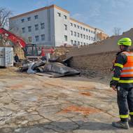 Zatímco poškozený dům začali hasiči bourat ještě v den výbuchu, ani po roce není vyšetřování uzavřeno.