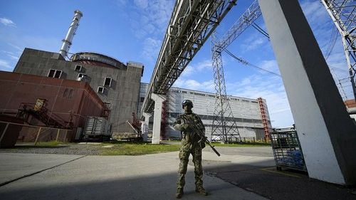 Zelenskyj chce spolupracovat s USA na obnově okupované Záporožské jaderné elektrárny