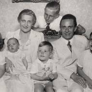 Joseph Goebbels s rodinou 