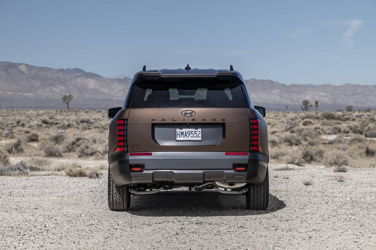 Hyundai Palisade XRT Pro nabídne masivní tažná oka na obou koncích.