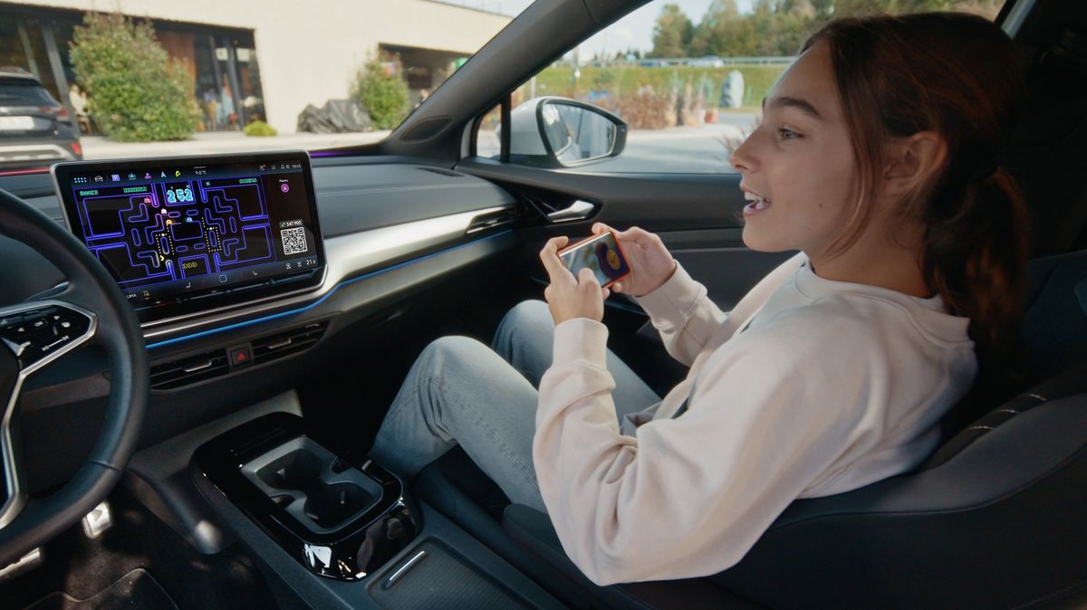 V moderních volkswagenech si nově zahrajete hru Pac-Man