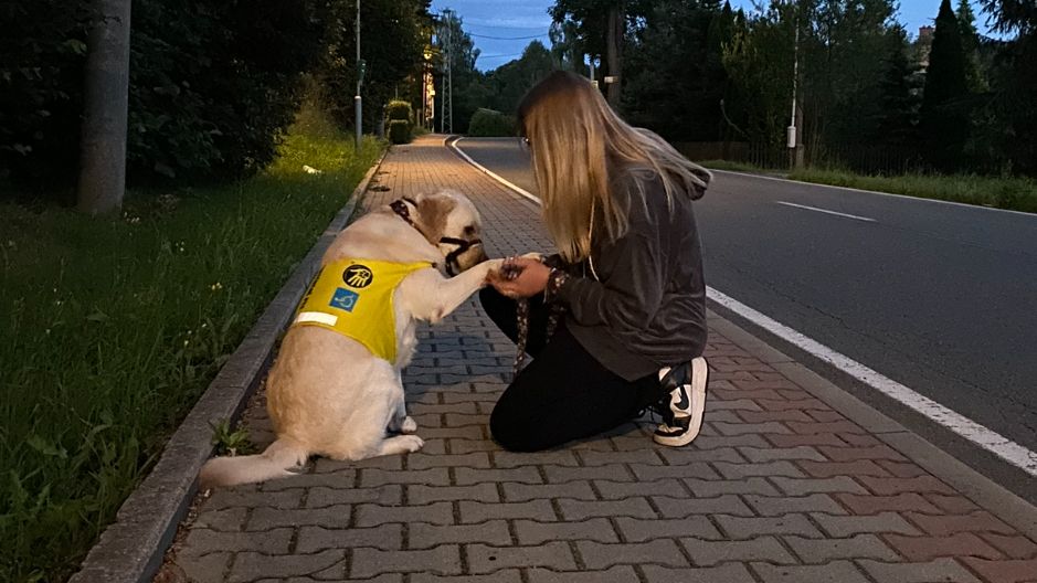 Čelila šikaně, kvůli úzkostem nevycházela ven. Adrianu zachránil až asistenční pes