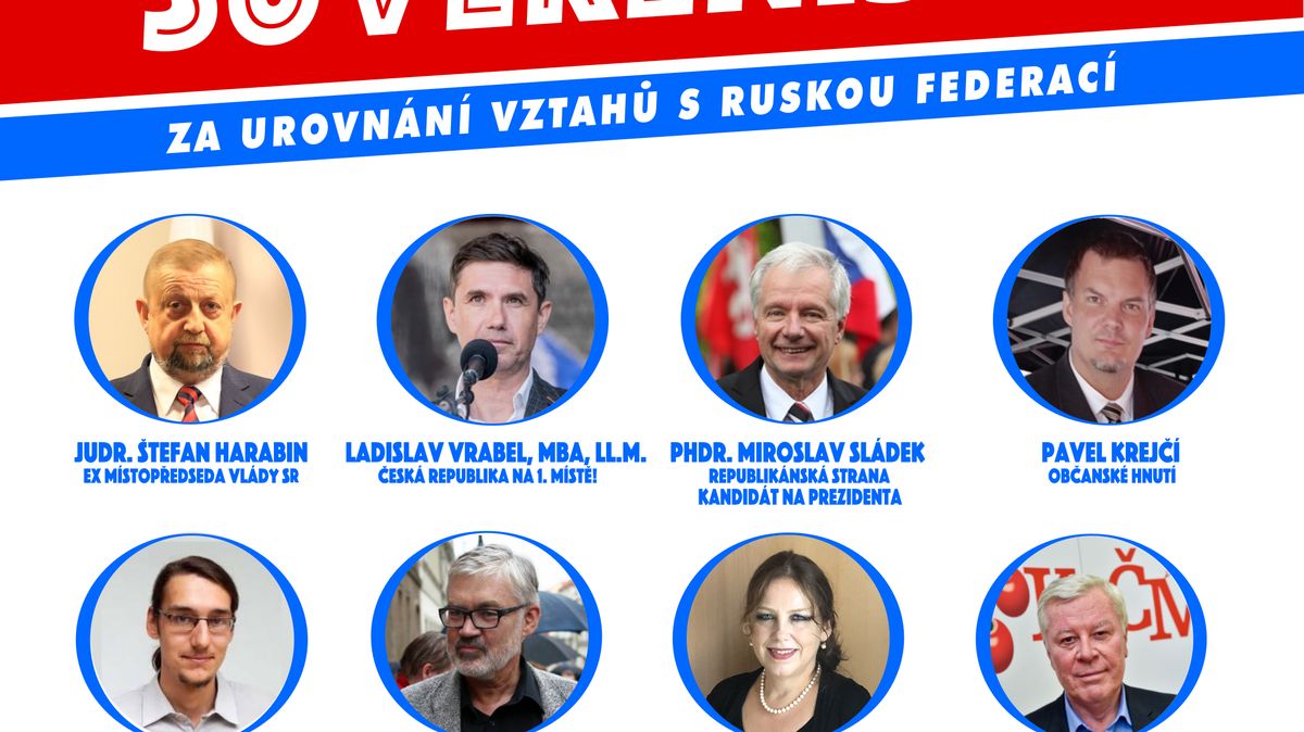 V Praze budou 8. května demonstrace za Rusko a za mír. Podpoří je i politici SPD a Stačilo!