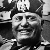 Vůdce fašistické Itálie Benito Mussolini