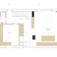 Půdorys obytné části domu