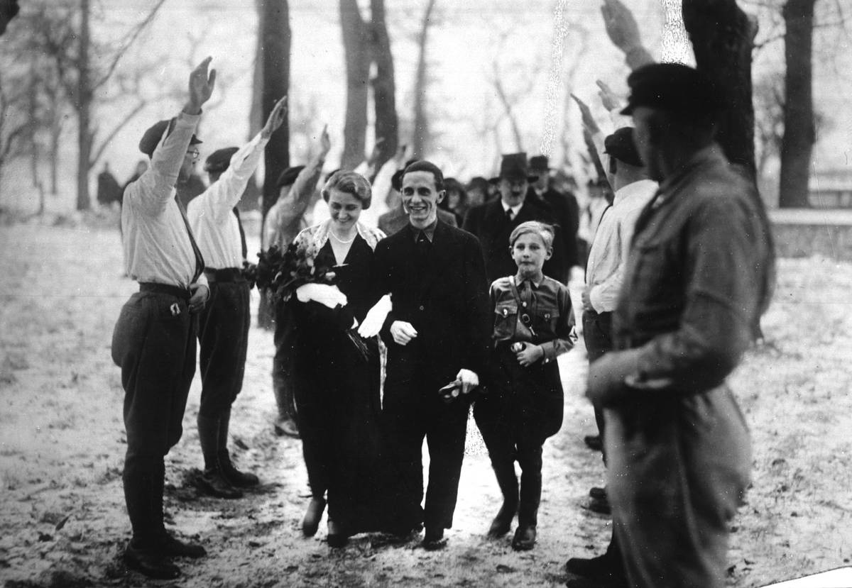 Svatba Goebbelsových v roce 1931
