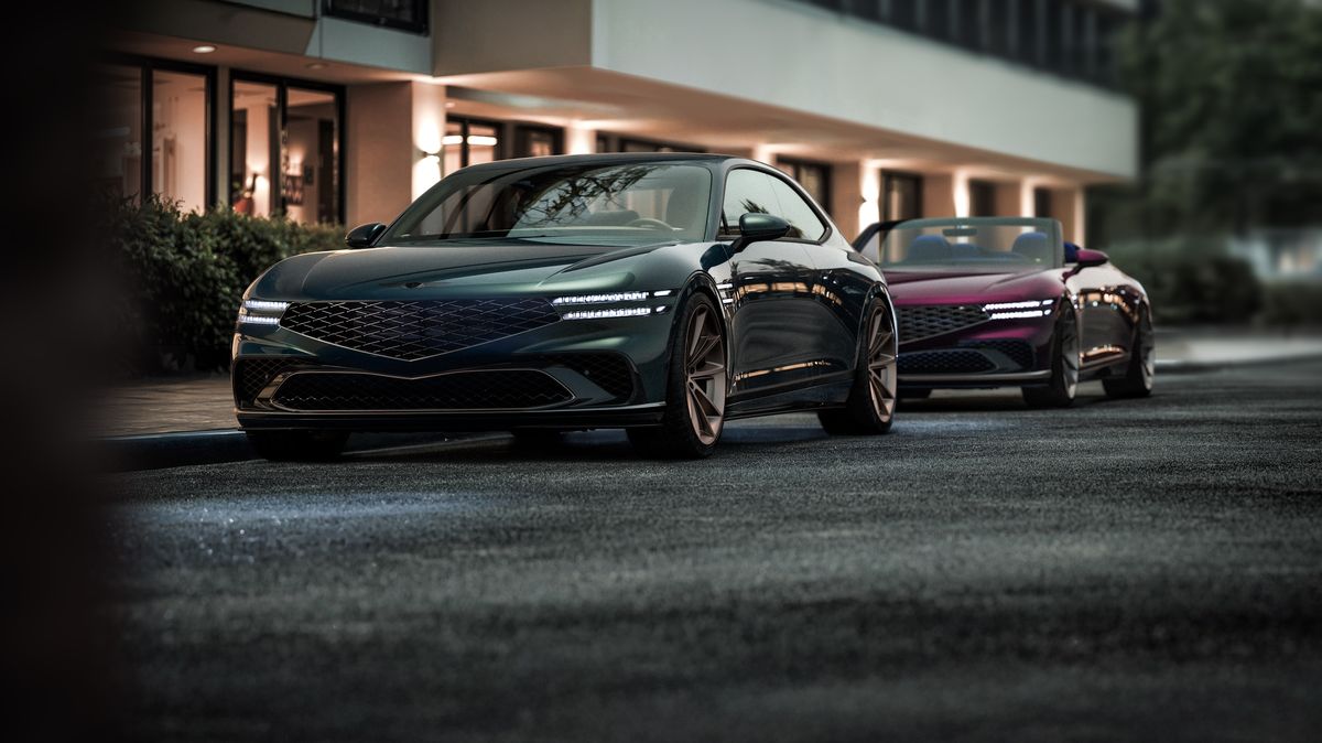 Luxusní divize Hyundai představila nádherné koncepty kupé a kabrioletu