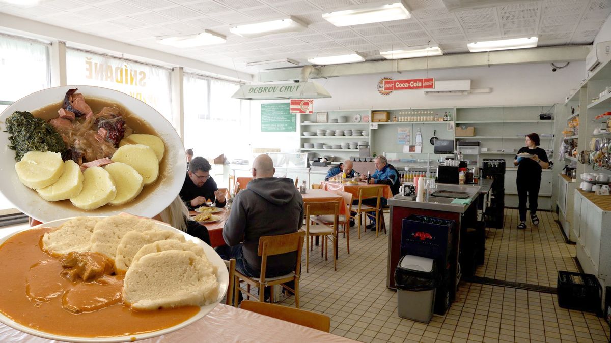 Na zdi tu visí Gustáv Husák. S kamerou jsme navštívili dokonalý retro bufet
