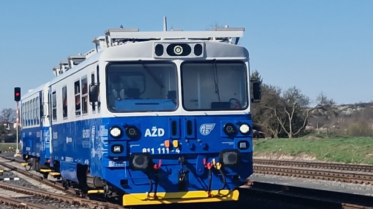 U Kopidlna vyjel první autonomní vlak, který bude vozit cestující