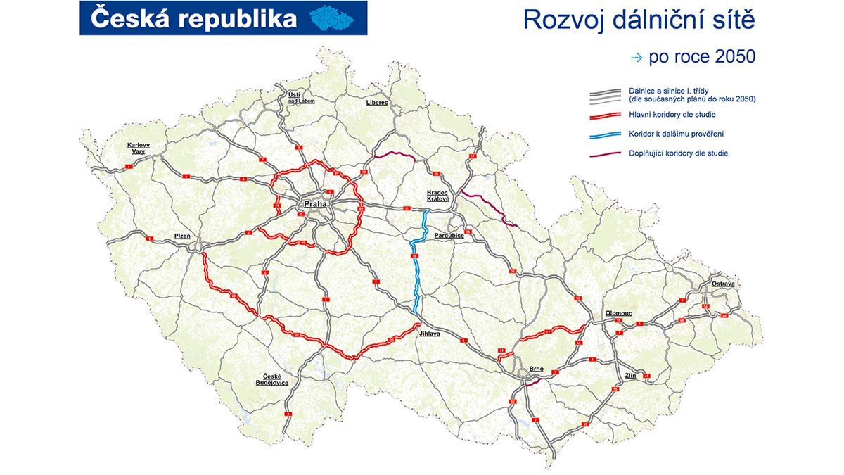 Stát plánuje stovky kilometrů dálnic za 360 miliard