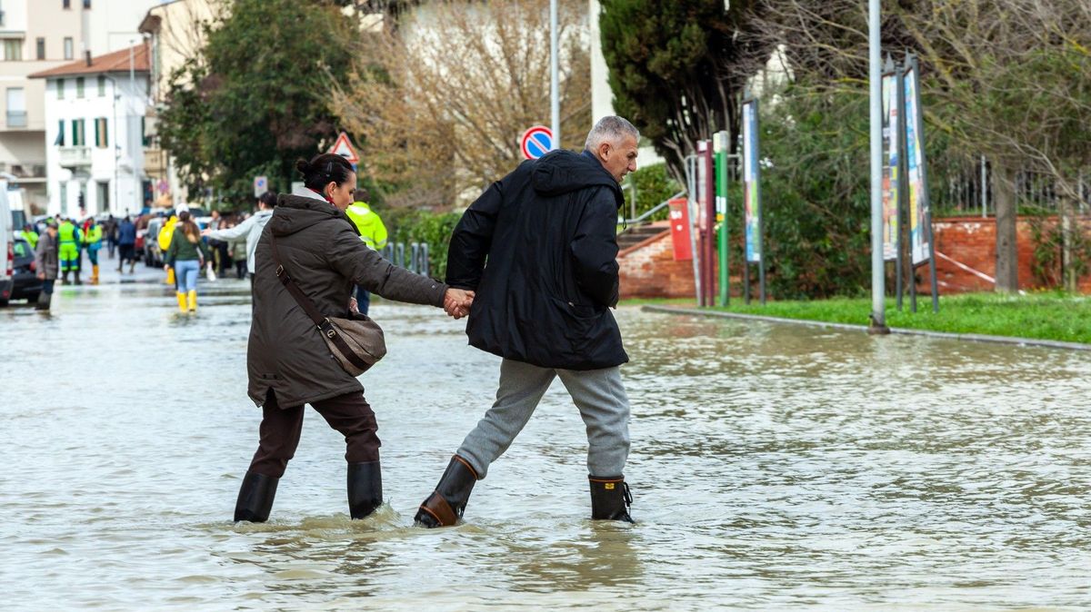 Nejezděte do Itálie, srážky budou extrémní, varují meteorologové