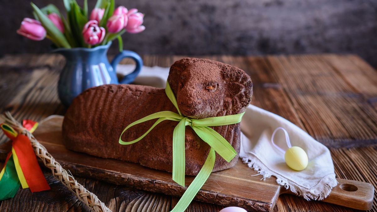 Recept na šlehačkového beránka s kakaem