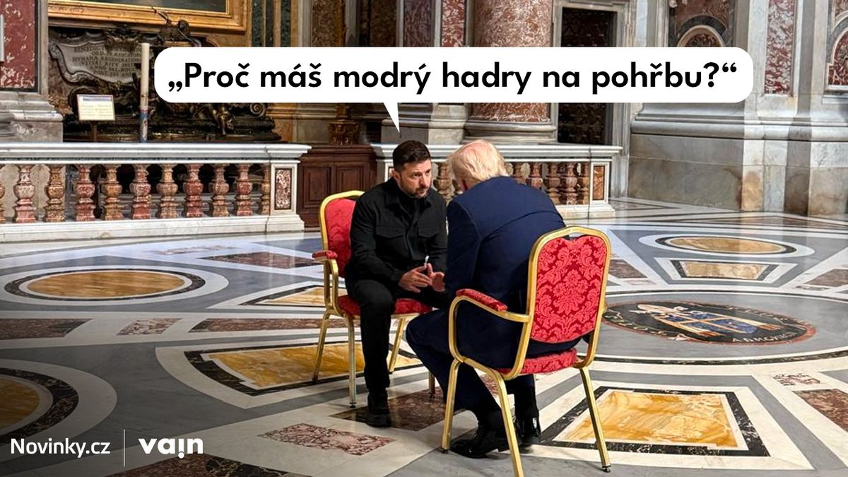VTIP: Víme, o čem se bavil Zelenskyj s Trumpem na pohřbu papeže Františka