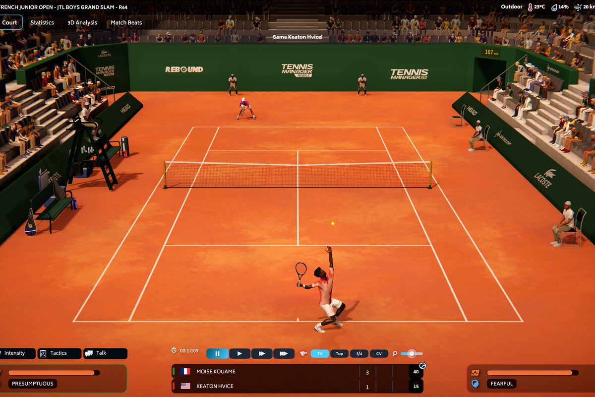 Hledání talentů a pět tisíc hráčů. Tennis Manager 25 přinese plno novinek, ale i zavedené klasiky