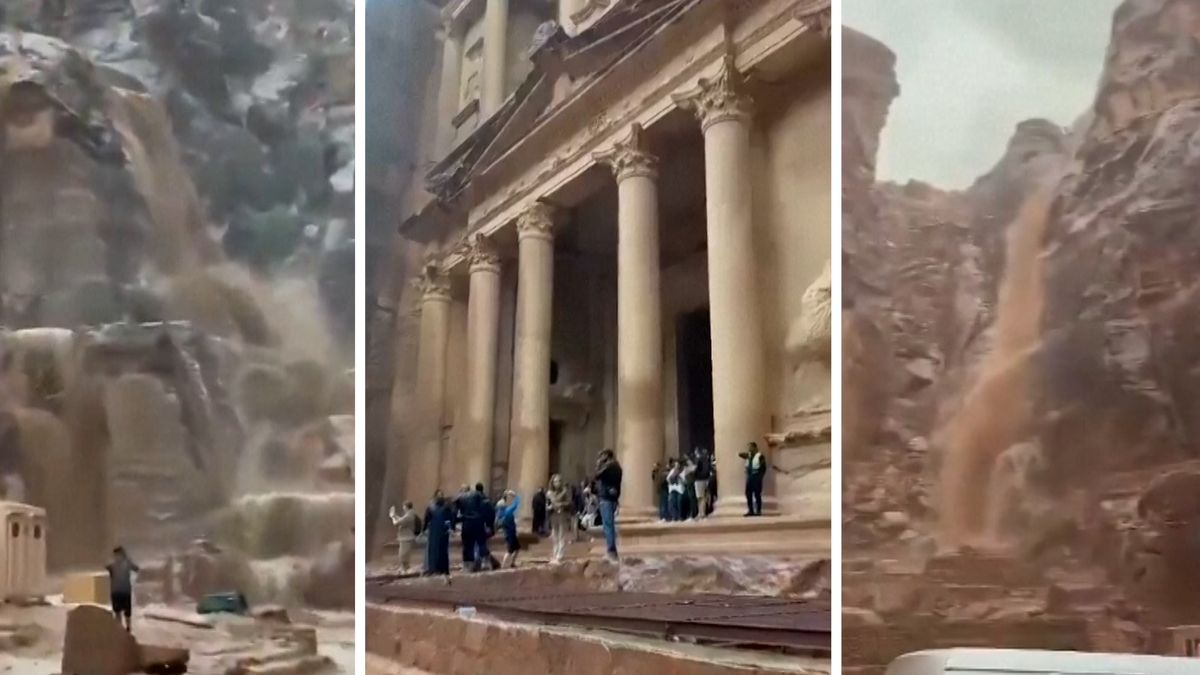 Jordánskou Petru zasáhly bleskové povodně. Záchranu potřebovali i Češi