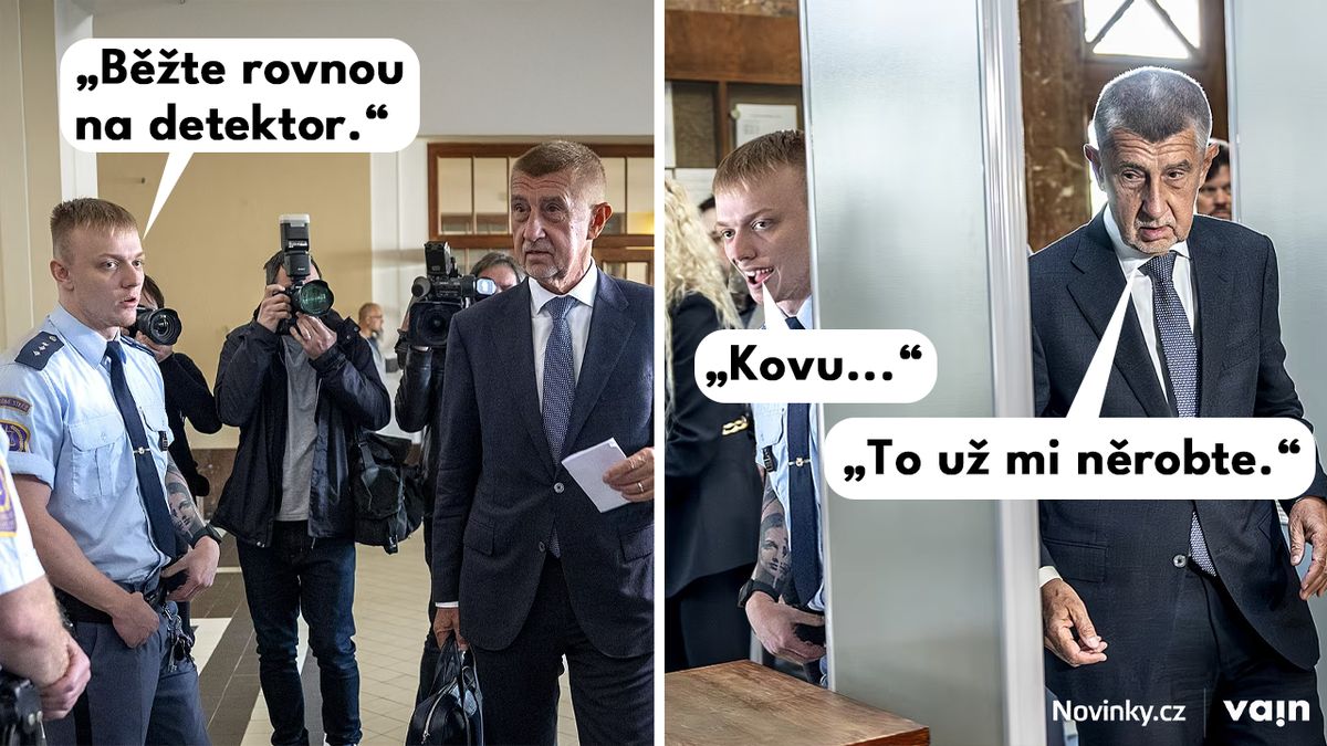 VTIP: Šok pro Babiše po příchodu do soudní budovy